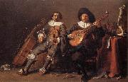 SAFTLEVEN, Cornelis The Duet af Germany oil painting reproduction